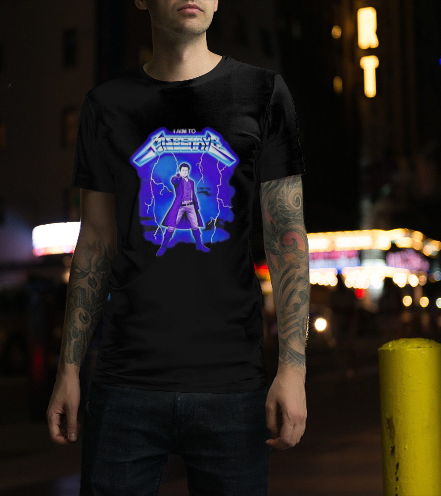 Firefly Malcolm Reynolds I Aim To Misbehave Electric T-Shirt