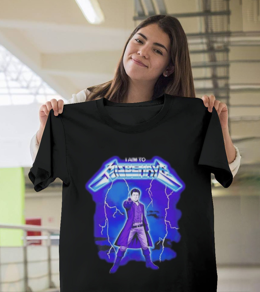 Firefly Malcolm Reynolds I Aim To Misbehave Electric T-Shirt