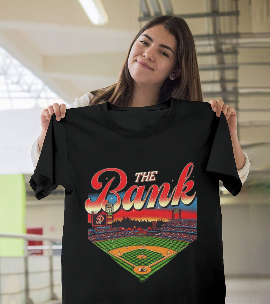 Philadelphia Phillies The Bank Stadium Vintage Baseball T-Shirt