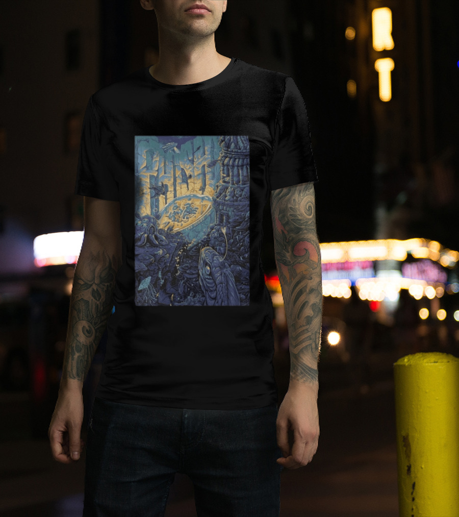 Phish 4 25 2026 Las Vegas NV Underwater Concert T-Shirt