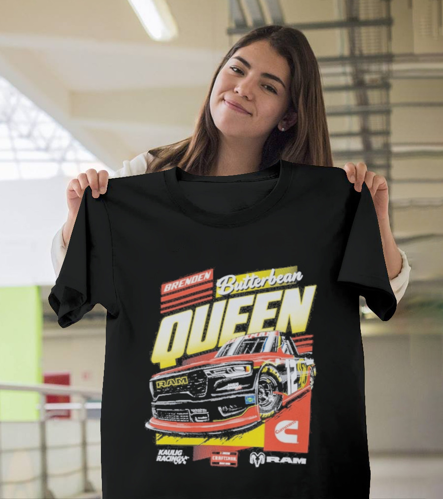 Brenden Butterbean Queen Kaulig Racing Cummins Cottonelle NASCAR Car T-Shirt