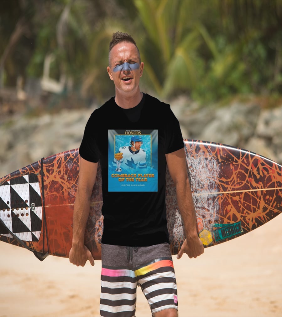 San Jose Sharks Shark City Hockey Honors Kiefer Sherwood Comeback Player Of The Year T-Shirt