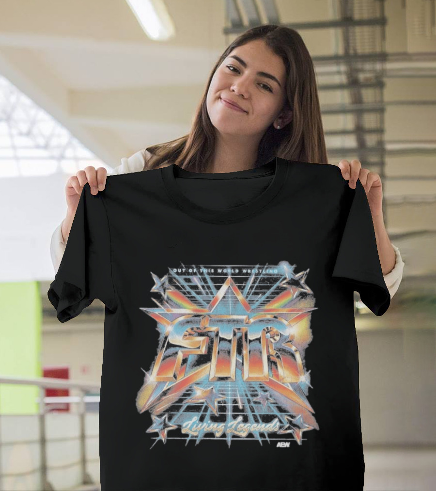 AEW FTR Living Legends Out Of This World Wrestling T-Shirt