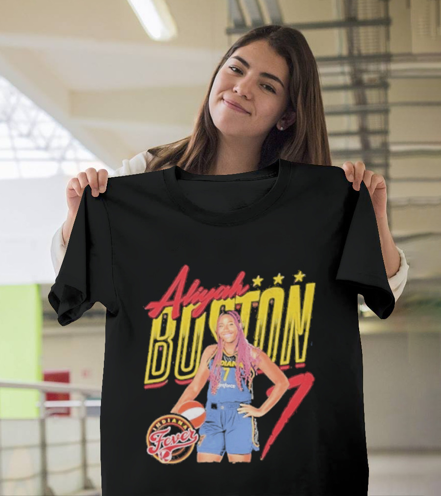 Aliyah Boston 7 Fever WNBA Basketball Star T-Shirt
