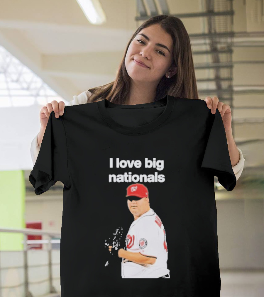 I Love Big Nationals Baseball Matt Albers T-Shirt