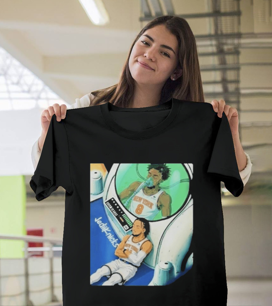 Jalen Brunson OG Anunoby New York Knicks 2026 Jedi+Knicks T-Shirt