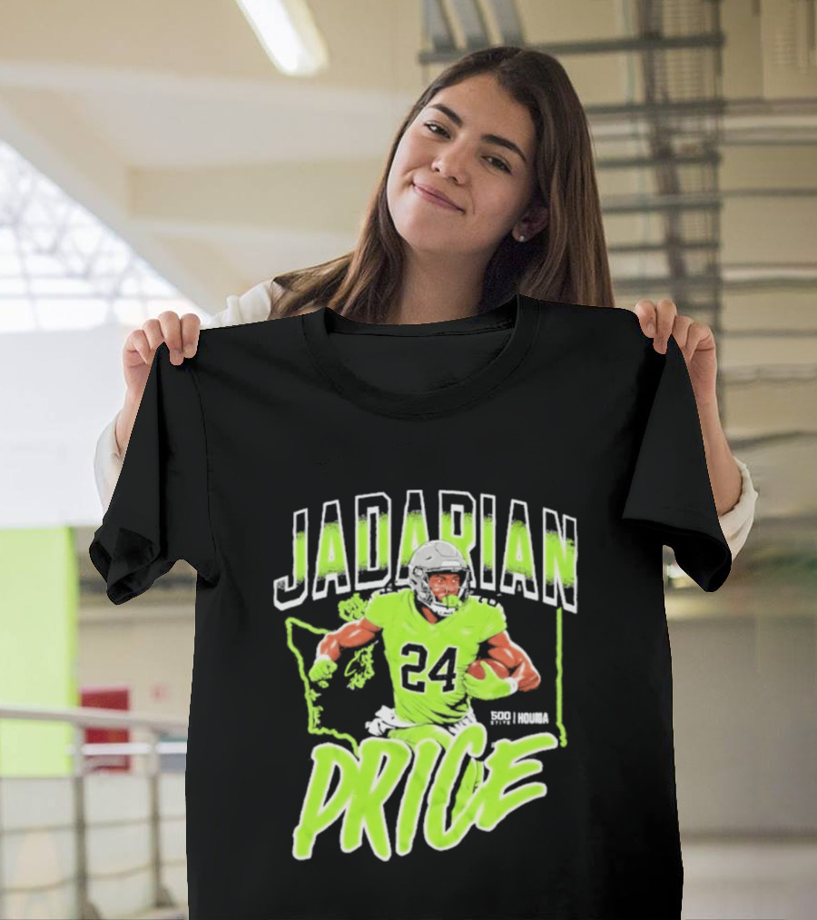 Jadarian Price 24 Seattle Football Running Back T-Shirt