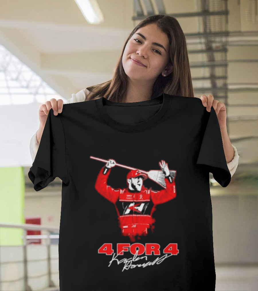 Kaden Honeycutt 4 For 4 NASCAR Craftsman Truck Series Weekend Sweep T-Shirt