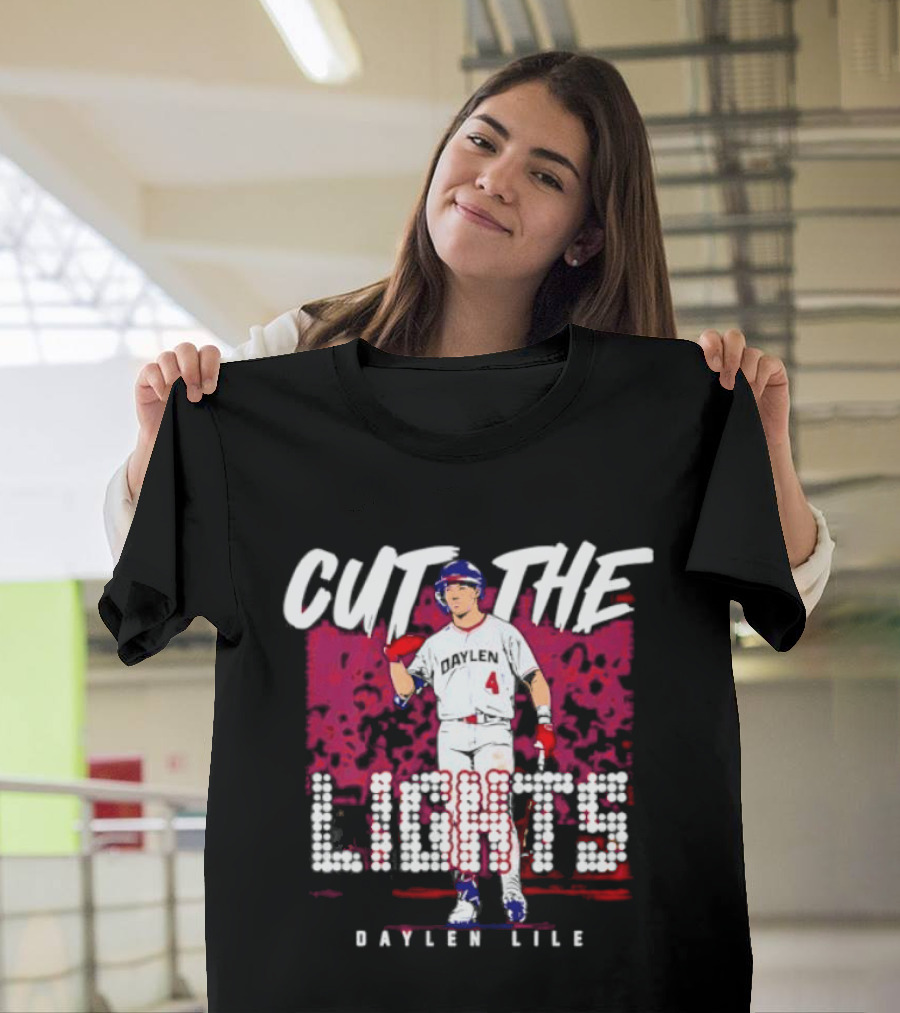 Daylen Lile Cut The Lights Washington Nationals MLB T-Shirt