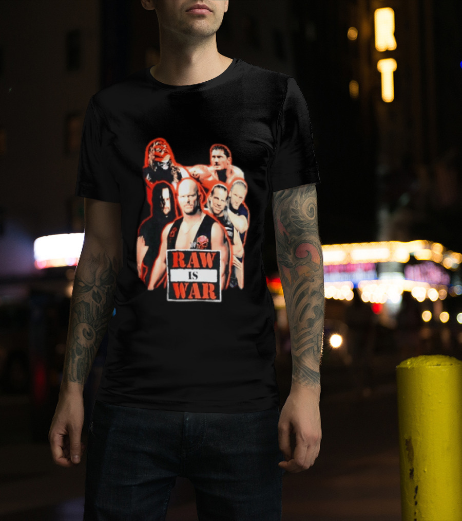 WWE Raw Is War Legends Kane Stone Cold Undertaker Shawn Michaels Triple H T-Shirt