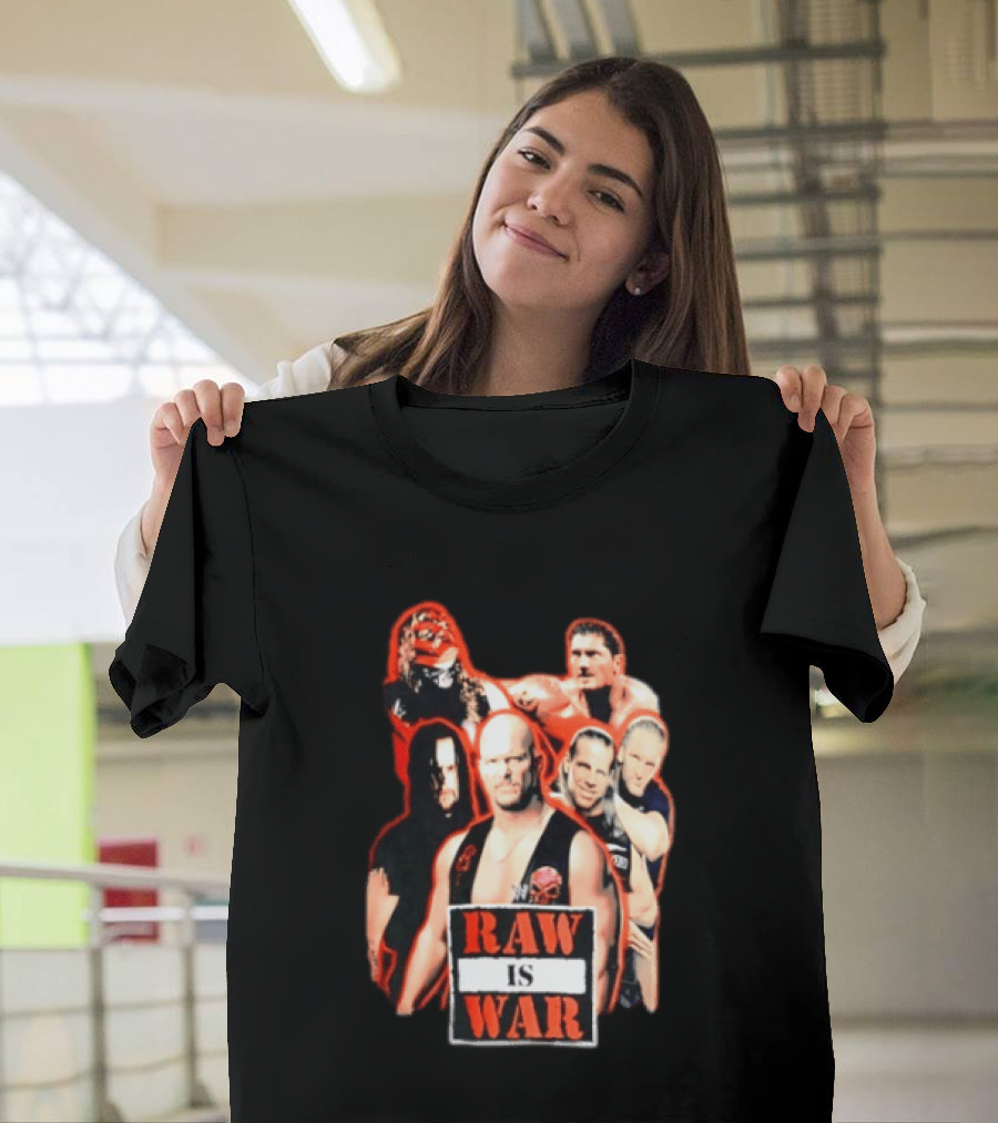 WWE Raw Is War Legends Kane Stone Cold Undertaker Shawn Michaels Triple H T-Shirt