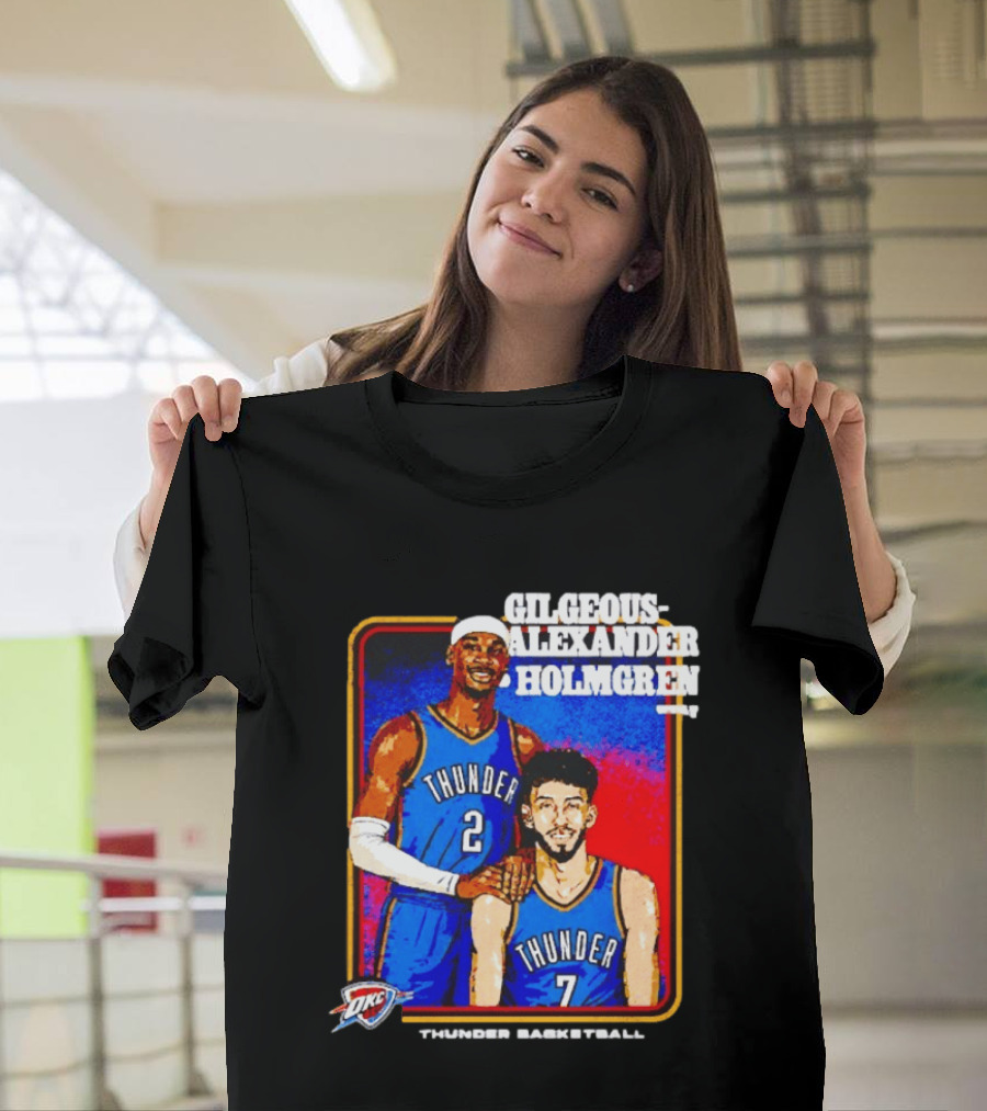 Gilgeous Alexander Holmgren OKC Thunder Basketball Step Brothers T-Shirt