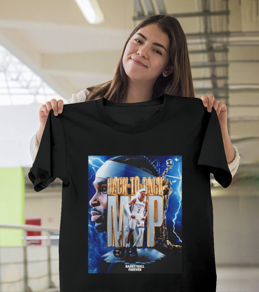 Back To Back MVP Oklahoma City Basketball Forever T-Shirt