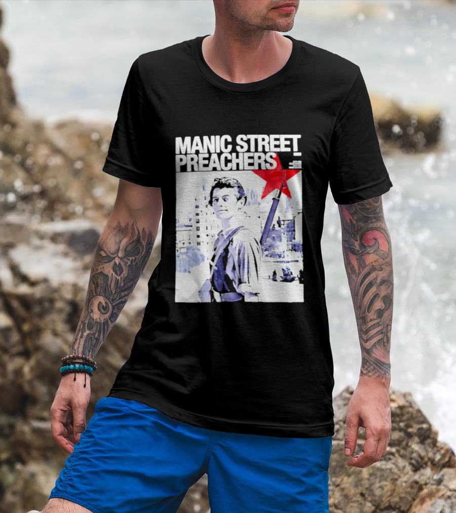 Manic Street Preachers Red Star Image T-Shirt