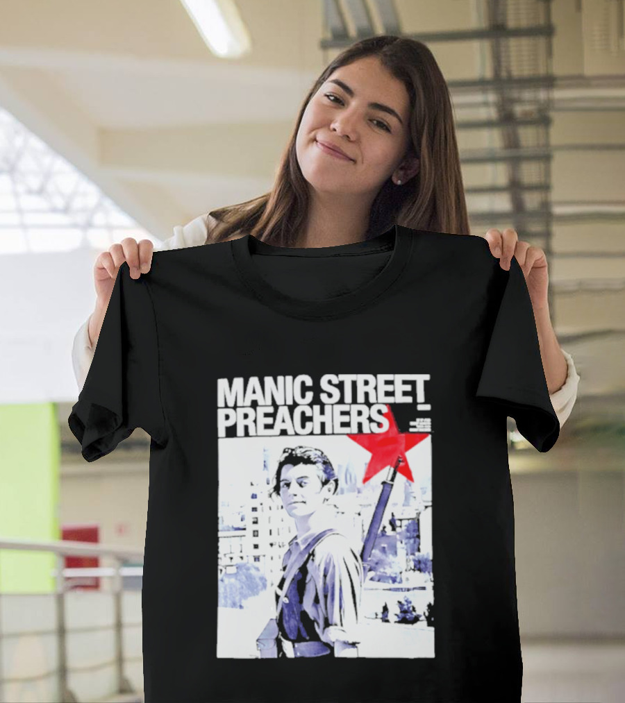 Manic Street Preachers Red Star Image T-Shirt
