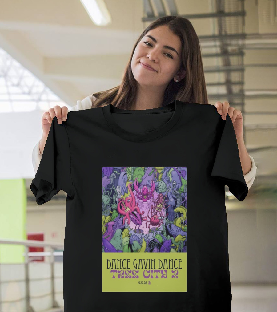 Dance Gavin Dance Tree City 2 May 22 2026 Concert T-Shirt
