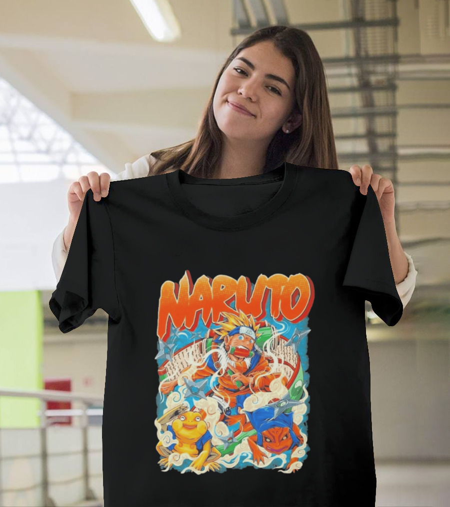 Naruto Uzumaki Toad Summoning Adventure Anime Ninja T-Shirt