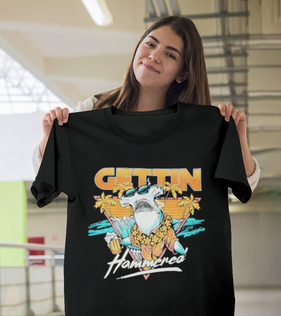 Gettin' Hammerhead Tropical Beach Vibes T-Shirt