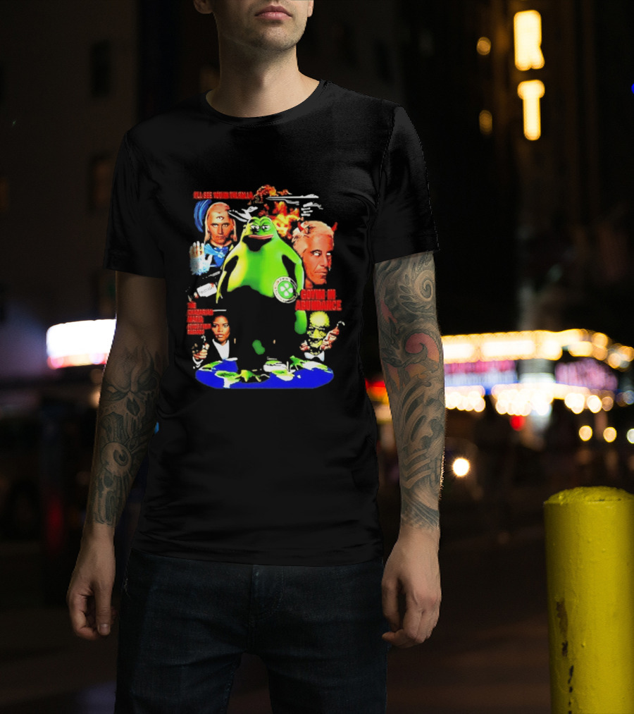 Pepe The Frog Ashtar Sheran I'll See You In Valhalla Goyim In Abundance T-Shirt