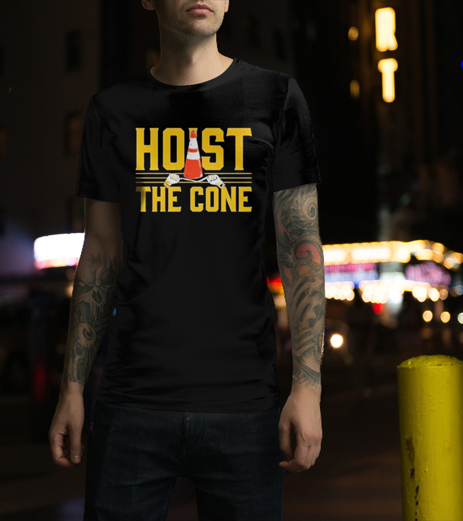 Pittsburgh Hoist The Cone Baseball Meme T-Shirt