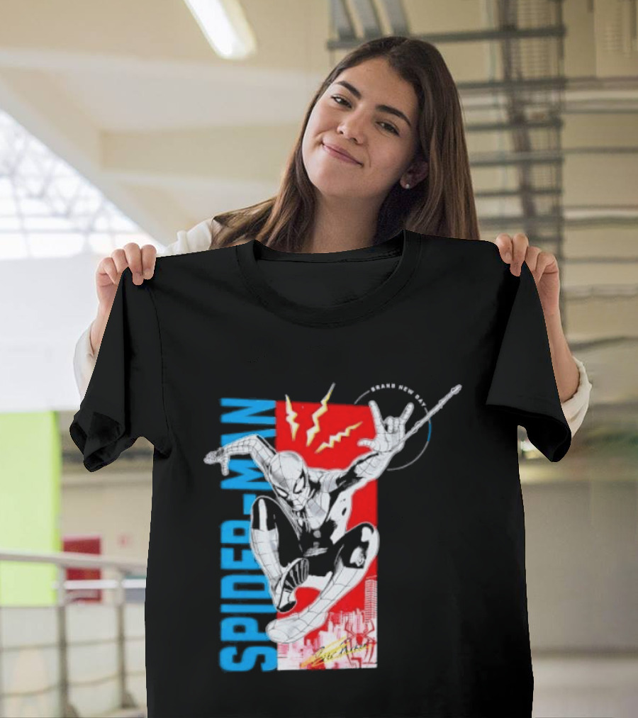 Spider Man Web Slinging Marvel Universe Brand New Day T-Shirt