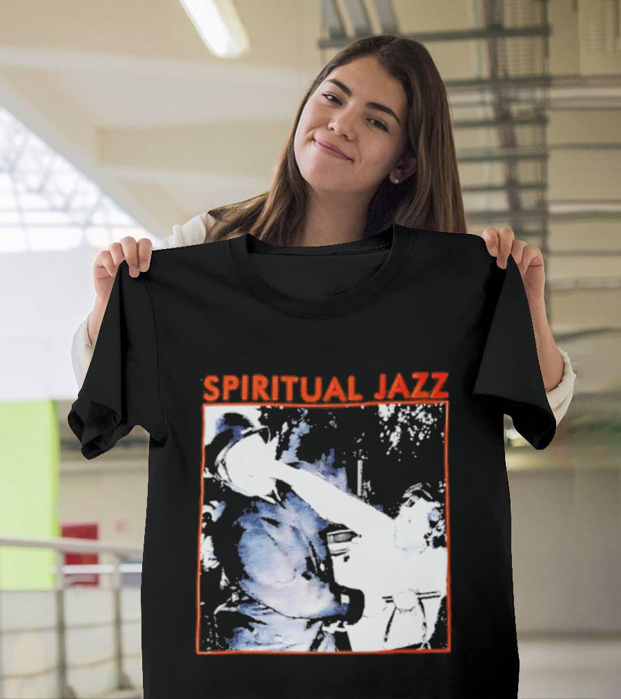 Spiritual Jazz Horn Player Watercolor T-Shirt