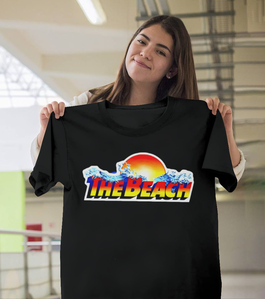 The Beach Waterpark Vintage Sunset Wave T-Shirt