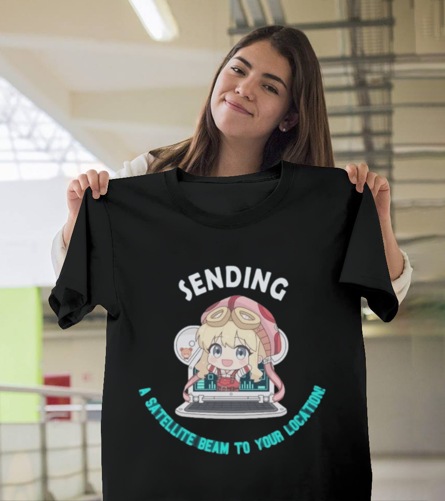 Tita Russell Sending A Satellite Beam To Your Location T-Shirt