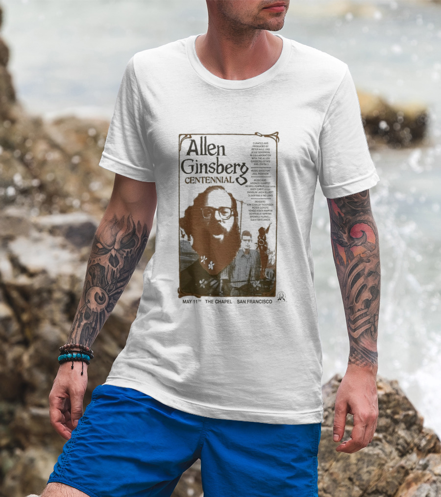 Allen Ginsberg Centennial May 11 2026 The Chapel San Francisco Event T-Shirt