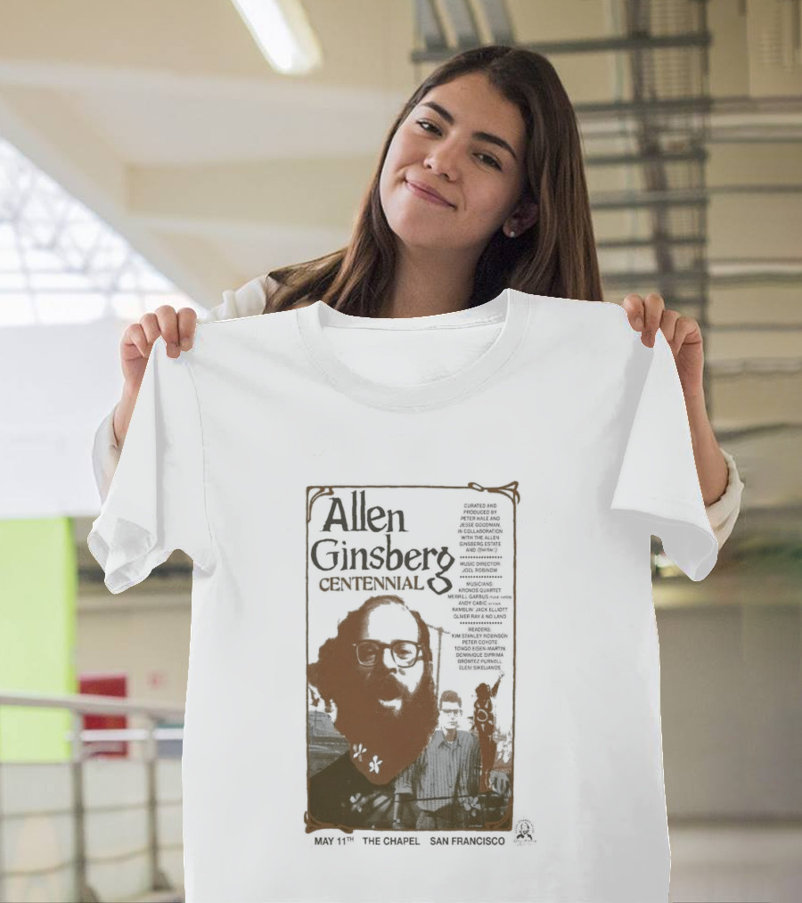Allen Ginsberg Centennial May 11 2026 The Chapel San Francisco Event T-Shirt