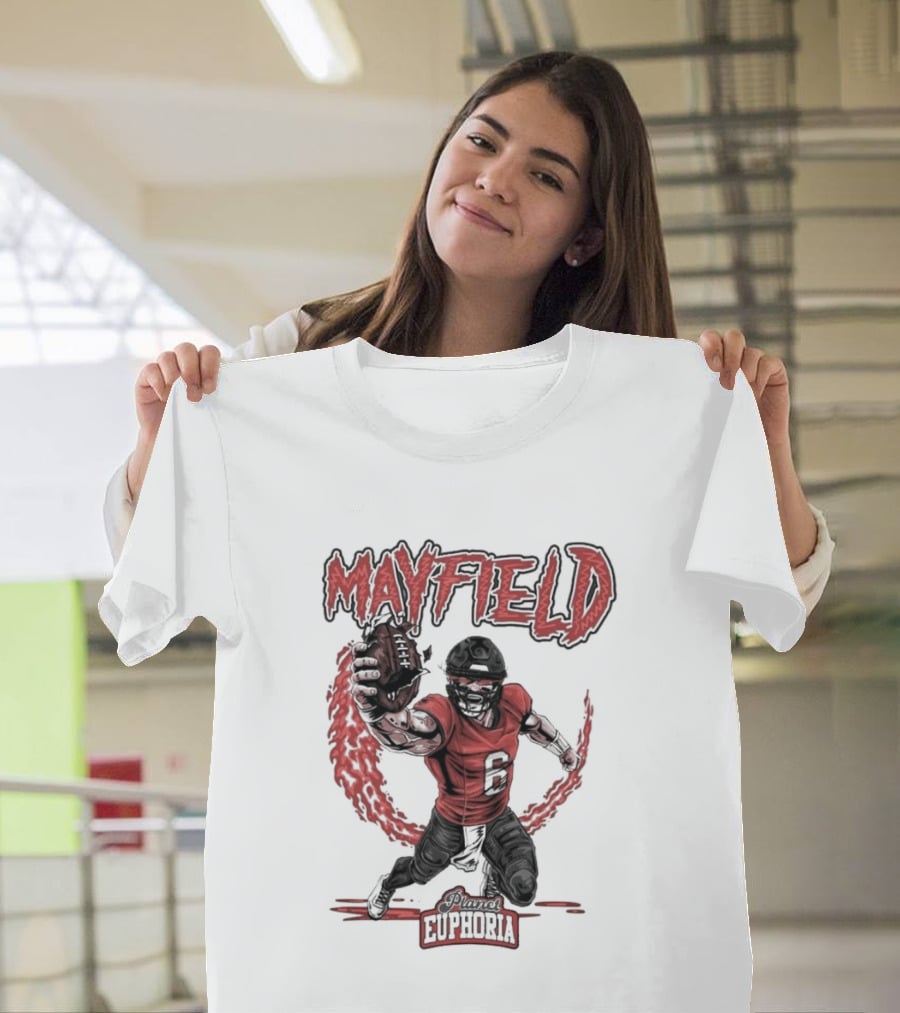 Mayfield Oklahoma Fire Cannon Football T-Shirt