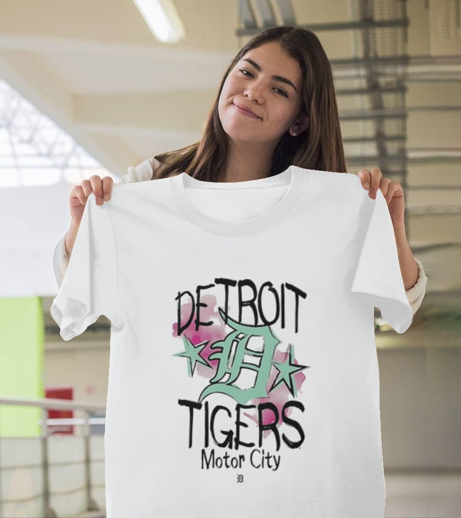 Detroit Tigers Motor City Punk Core Lifestyle T-Shirt