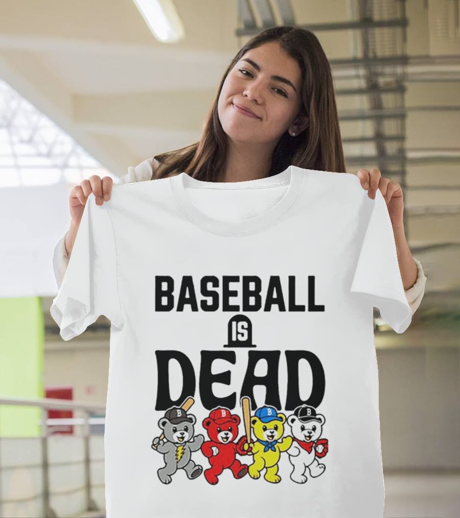 Grateful Dead Baseball Bears Is Dead Night T-Shirt