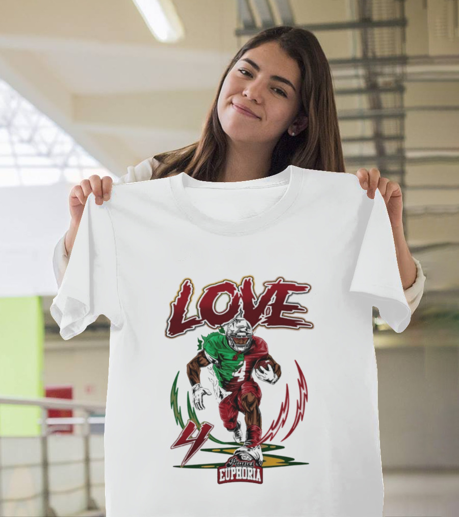 Jeremiyah Love Euphoria 4 Football T-Shirt