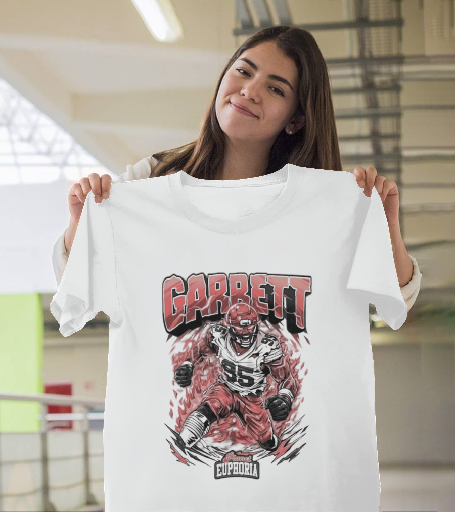 Garrett Inferno Hysteria Fiery Football Warrior T-Shirt