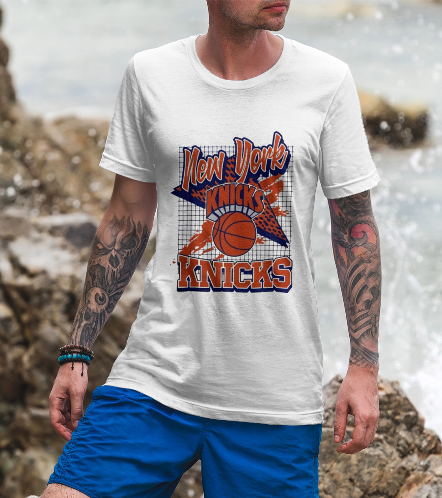 New York Knicks Hardwood Classics Vintage Basketball T-Shirt