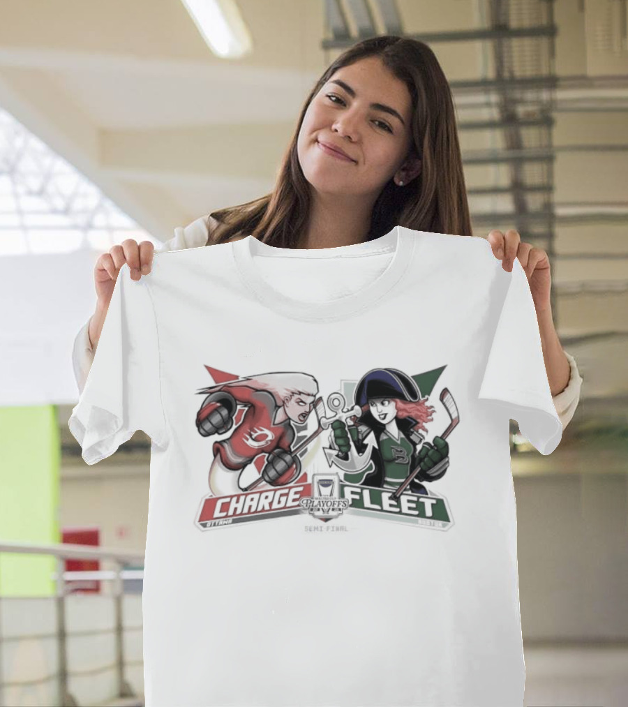 Ottawa Charge Vs Boston Fleet Walter Cup 2026 Head To Head Showdown T-Shirt