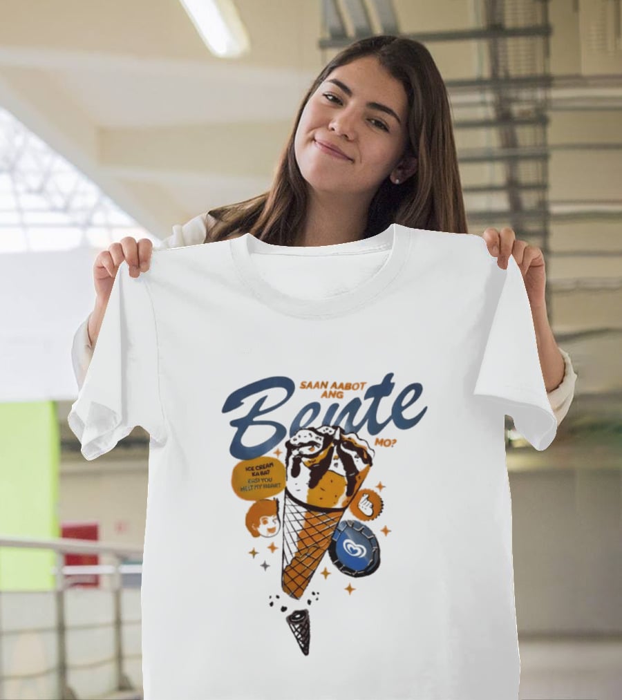 Saan Aabot Ang Bente Ice Cream Ka Ba Kasi You Melt My Heart T-Shirt