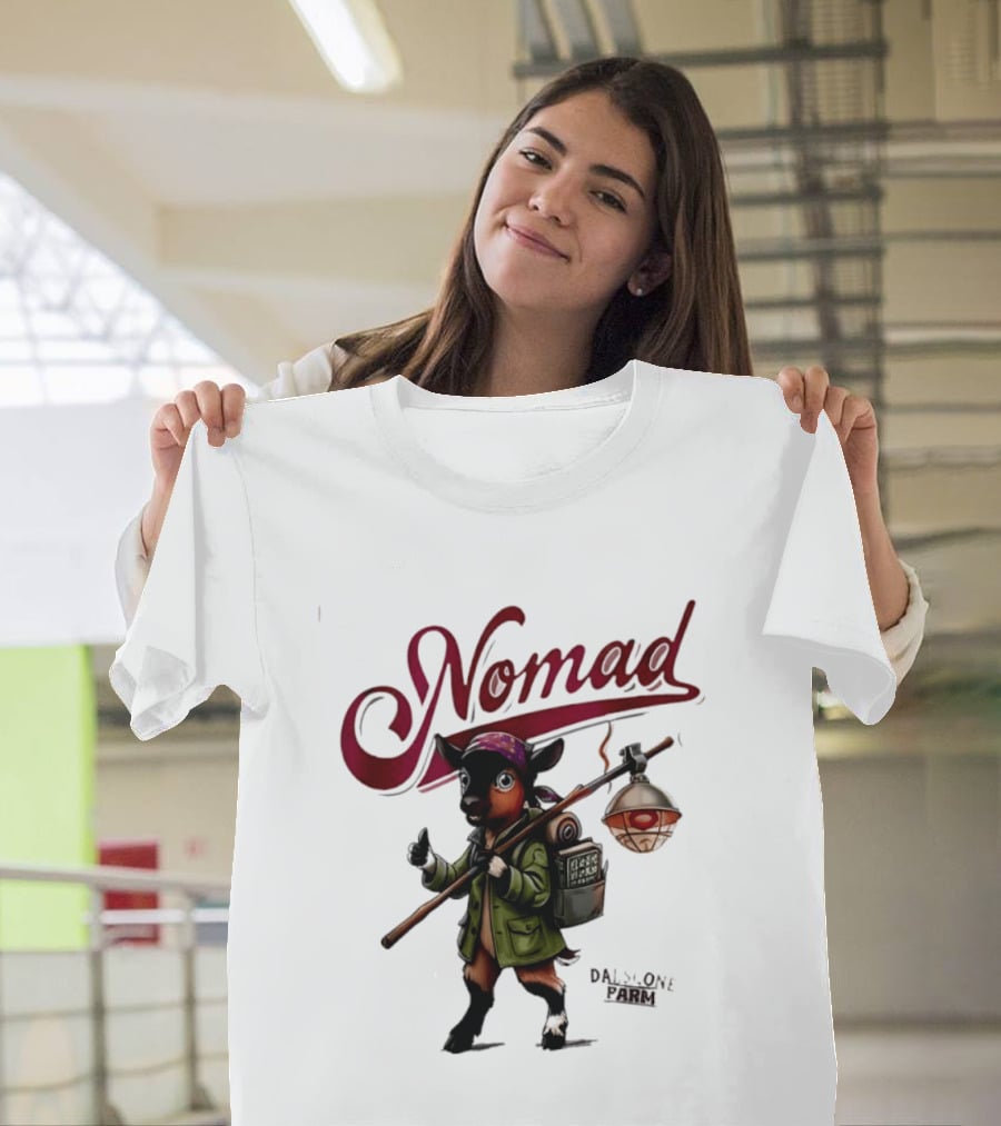Dalscone Nomad Adventurous Goat Trekker With Lantern T-Shirt