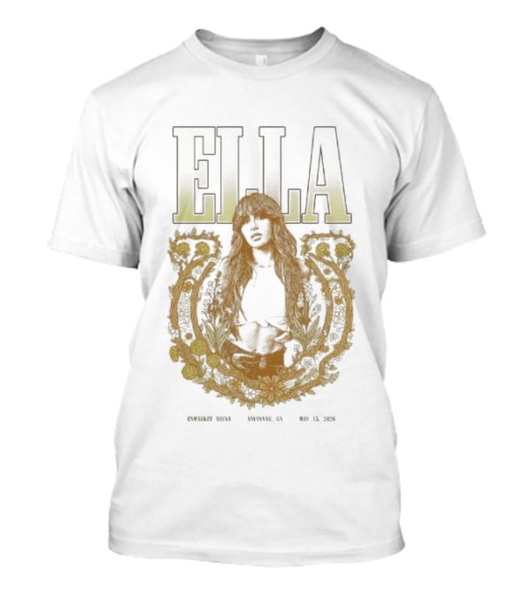 Ella Langley Enmarket Arena Savannah Georgia May 15 2026 Dandelion Tour T-Shirt