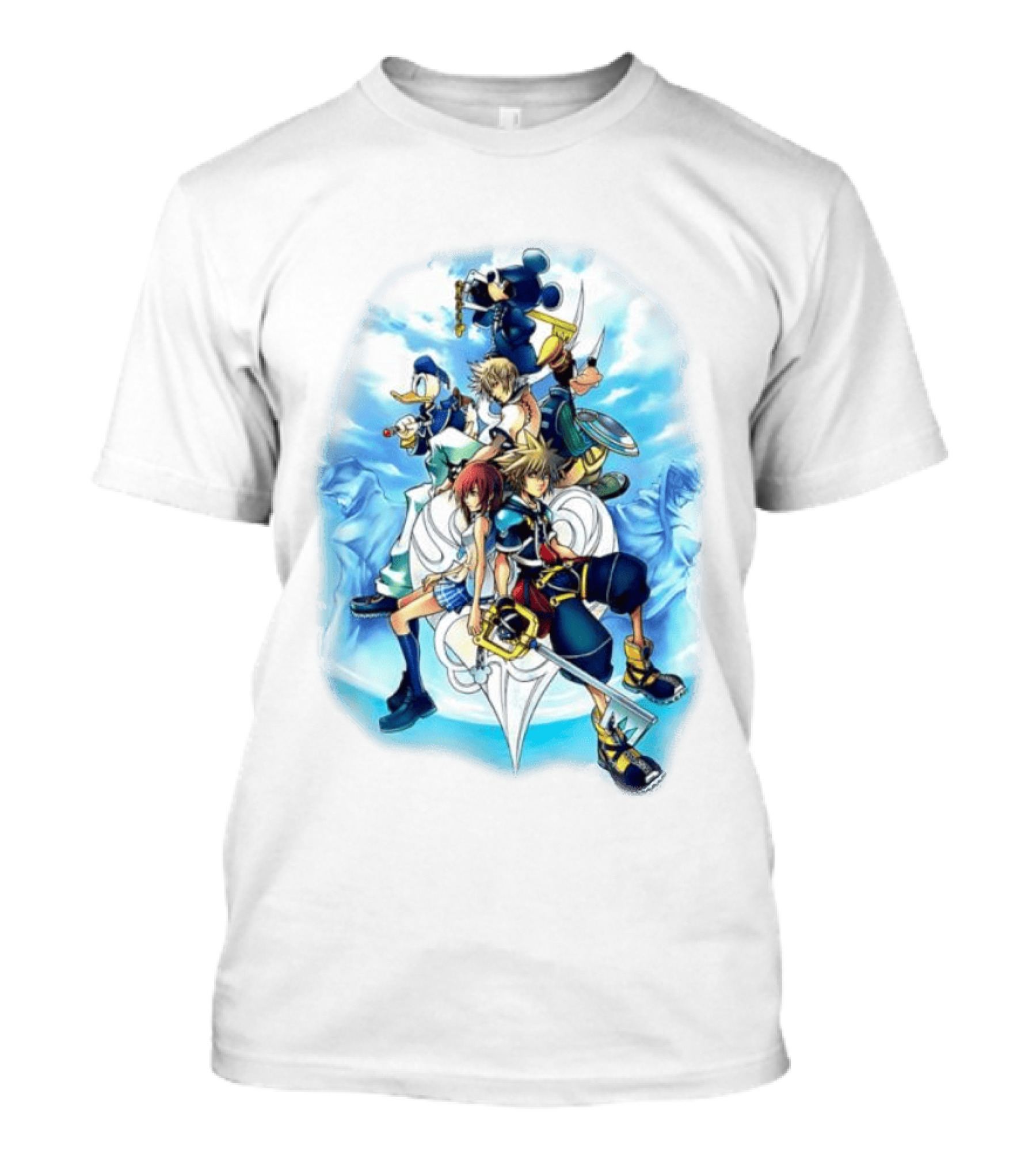 Kingdom Hearts 2 Disney Characters Adventure Ensemble T-Shirt