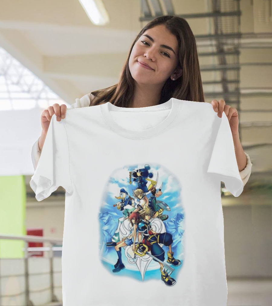 Kingdom Hearts 2 Disney Characters Adventure Ensemble T-Shirt