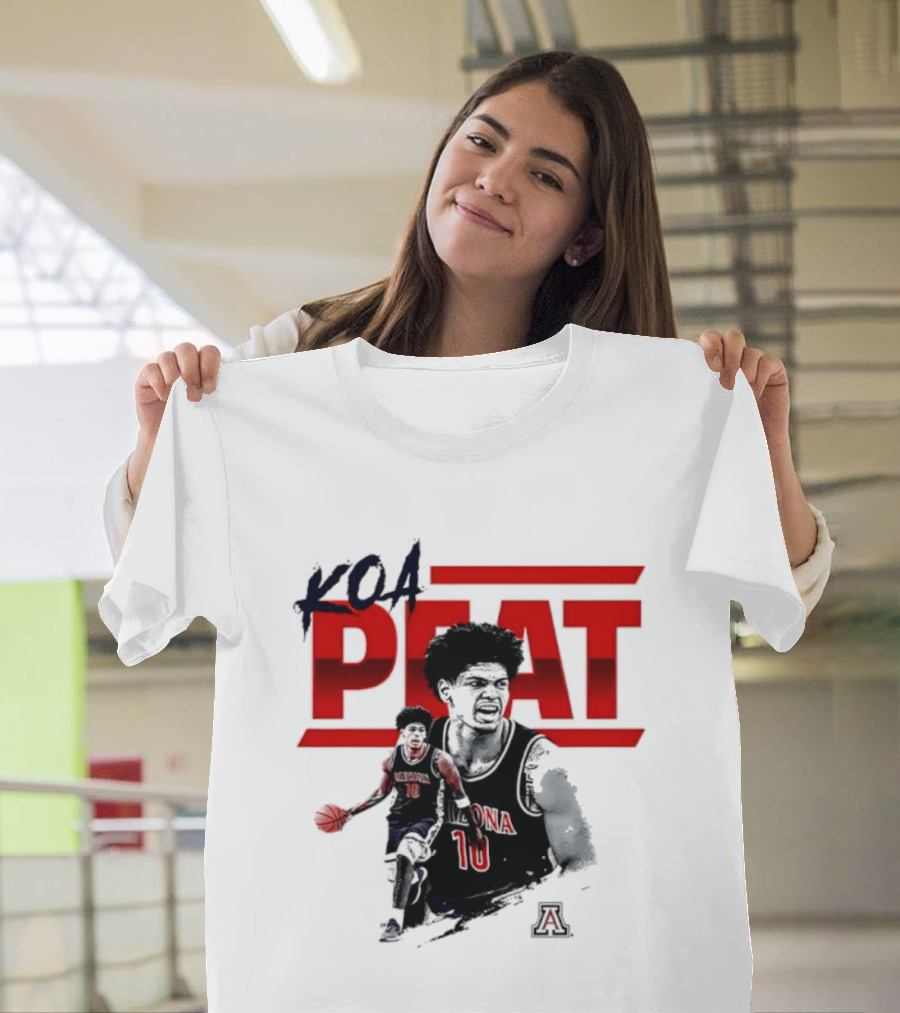 Koa Peat Arizona 10 Wildcats Basketball T-Shirt
