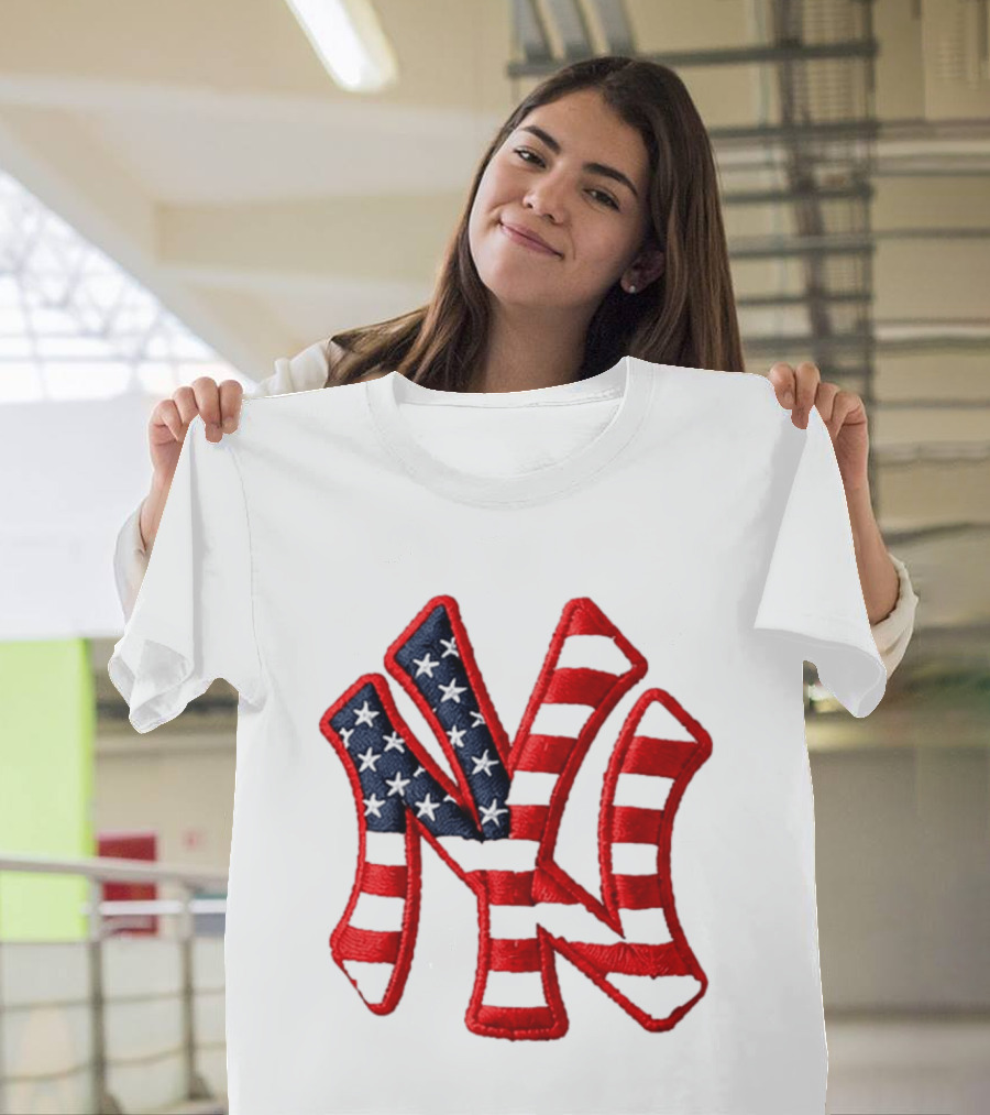 Yankees 4th Of July Stars And Stripes NY 2026 Giveaway T-Shirt