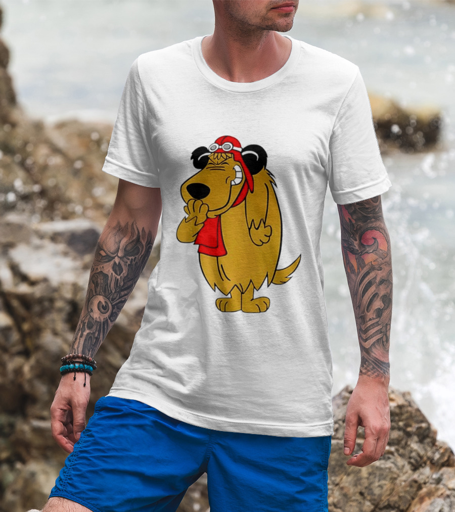 Muttley Dog Wacky Races Cartoon T-Shirt