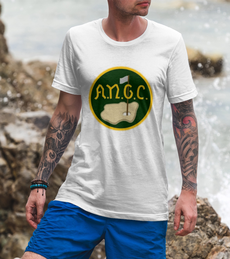 Cameron Young ANGC Golf Emblem Circular Crest T-Shirt