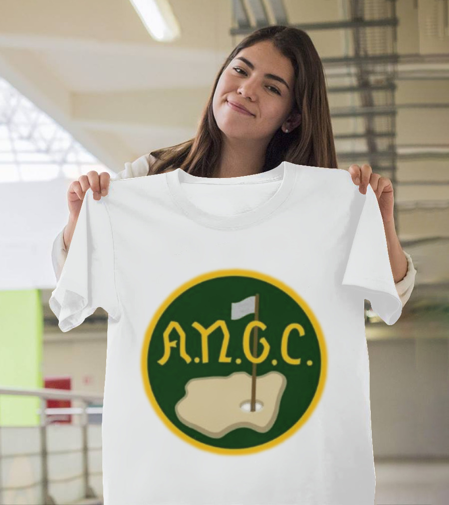 Cameron Young ANGC Golf Emblem Circular Crest T-Shirt