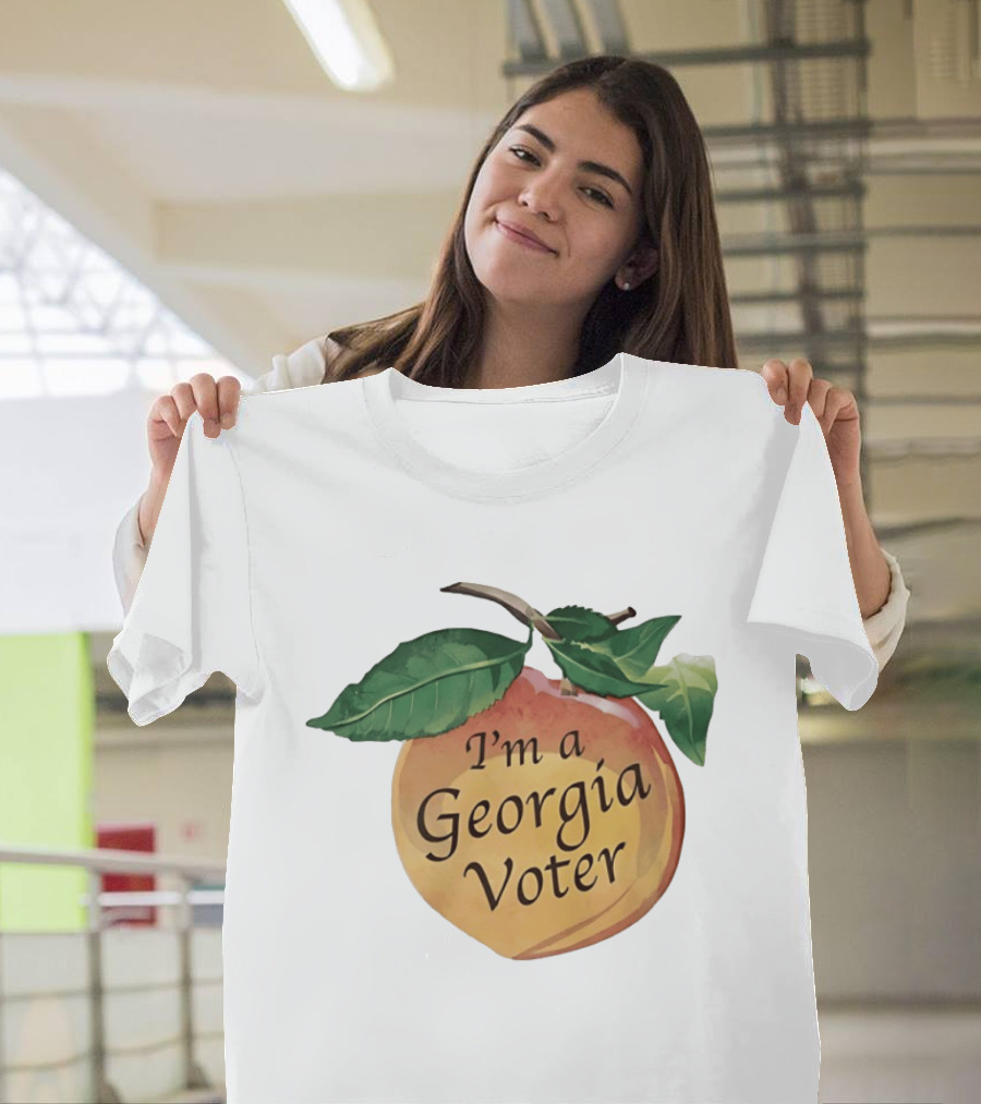 I'm A Georgia Voter Peach T-Shirt
