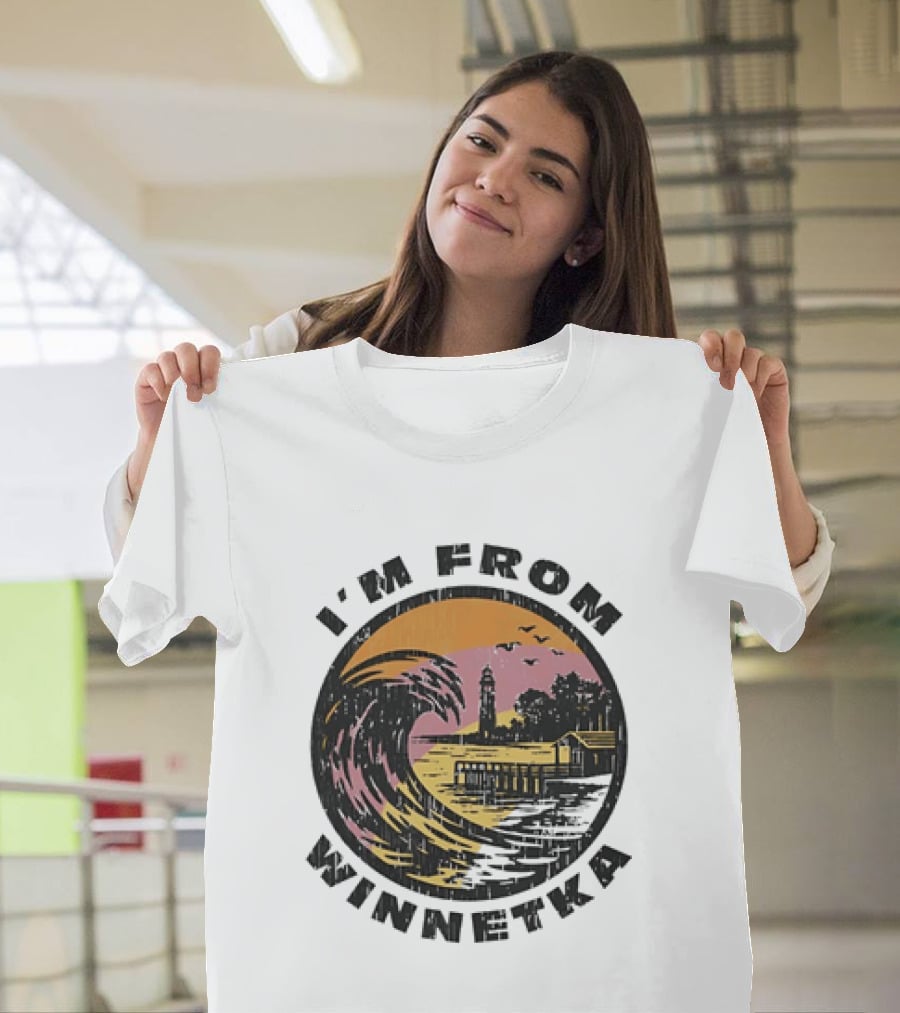 Johnny Hilbrant I'm From Winnetka Wave Scene T-Shirt