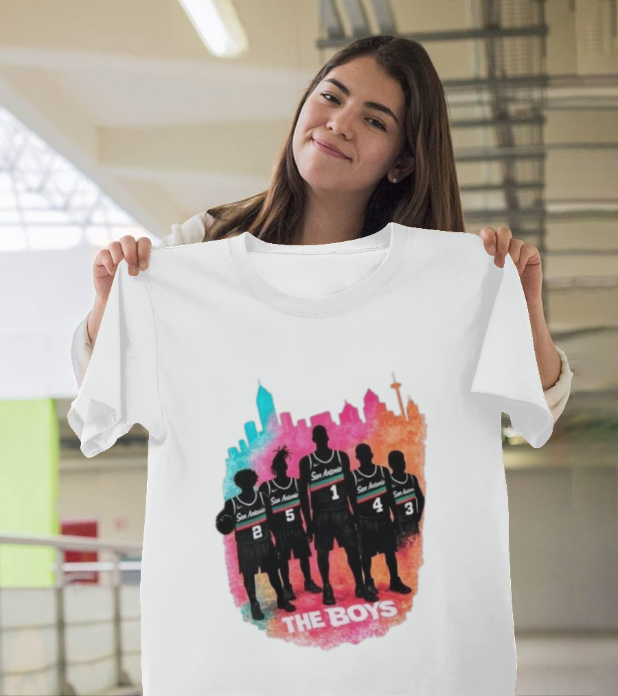 San Antonio Splash Hoops Skyline The Boys T-Shirt